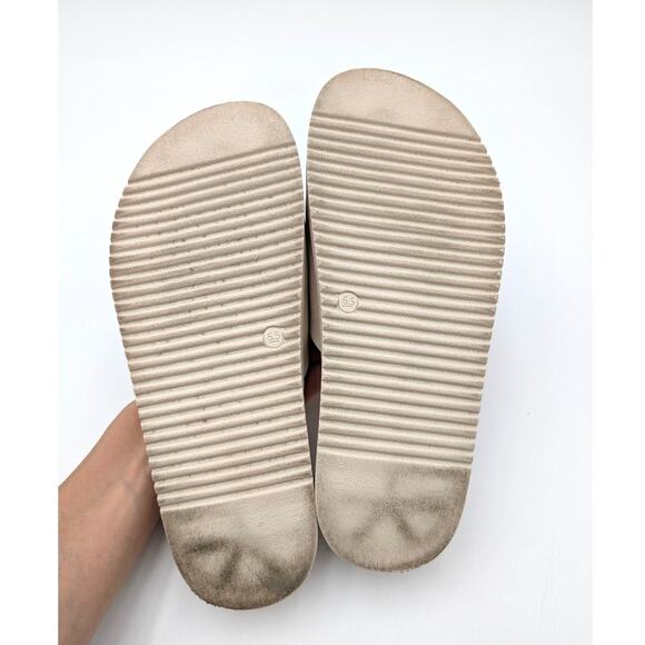 Steve Madden Mandie Slide Sandals Open Toe Women's White Size US6.5M EU37 - Picture 8 of 11